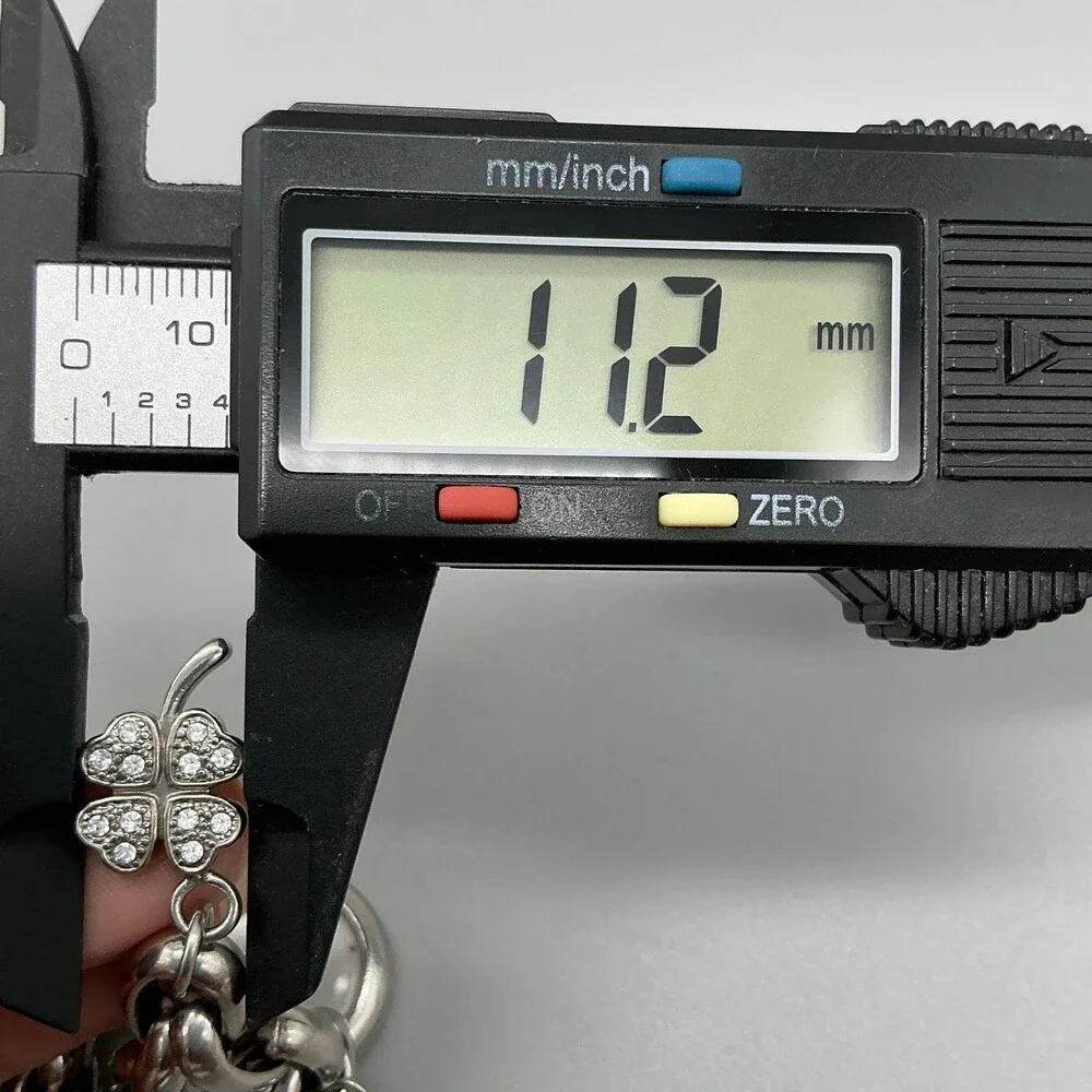 Anne Klein Womens Watch 20mm Silver Tone Charms AK 10/7805SW New Battery 7.5